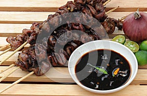 Food from the Philippines, Inihaw Na Bituka Ng Baboy (Grilled Pork Intestines) photo